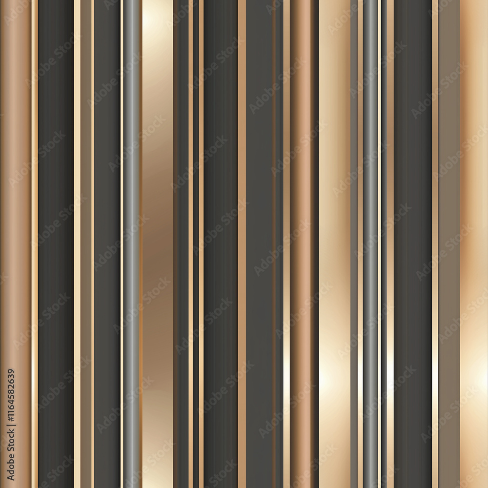 Poster elegant seamless stripe pattern in subtle tones for modern interior design high-quality textiles con