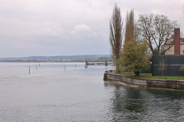 Blick von Konstanz auf den Bodensee