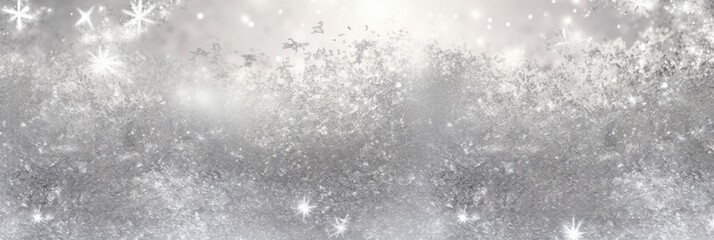 Winter Sparkle: Silver Glitter Texture for the Festive Season