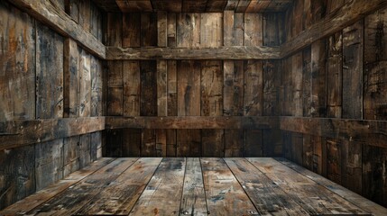 Seamless wooden structure background with polished grain and natural hues