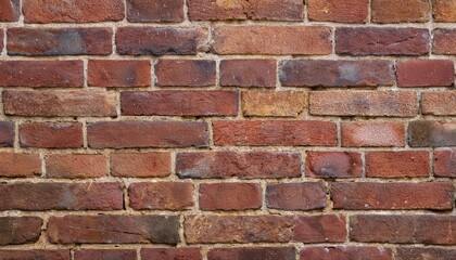 Obraz premium Vintage Red Brick Wall Texture with Industrial Charm