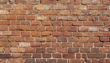 Fototapeta premium Vintage Red Brick Wall Texture with Industrial Charm