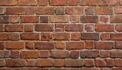 Vintage Red Brick Wall Texture with Industrial Charm