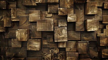 Minimalist wooden structure background with clean textures and modern design