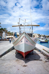Fishing boats in the harbor