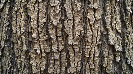 Fototapeta premium Close-up of Tree Bark with Natural Grooves