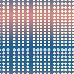 Abstract pattern with dots in various colors creating a visually striking design, perfect for backgrounds or modern art projects.