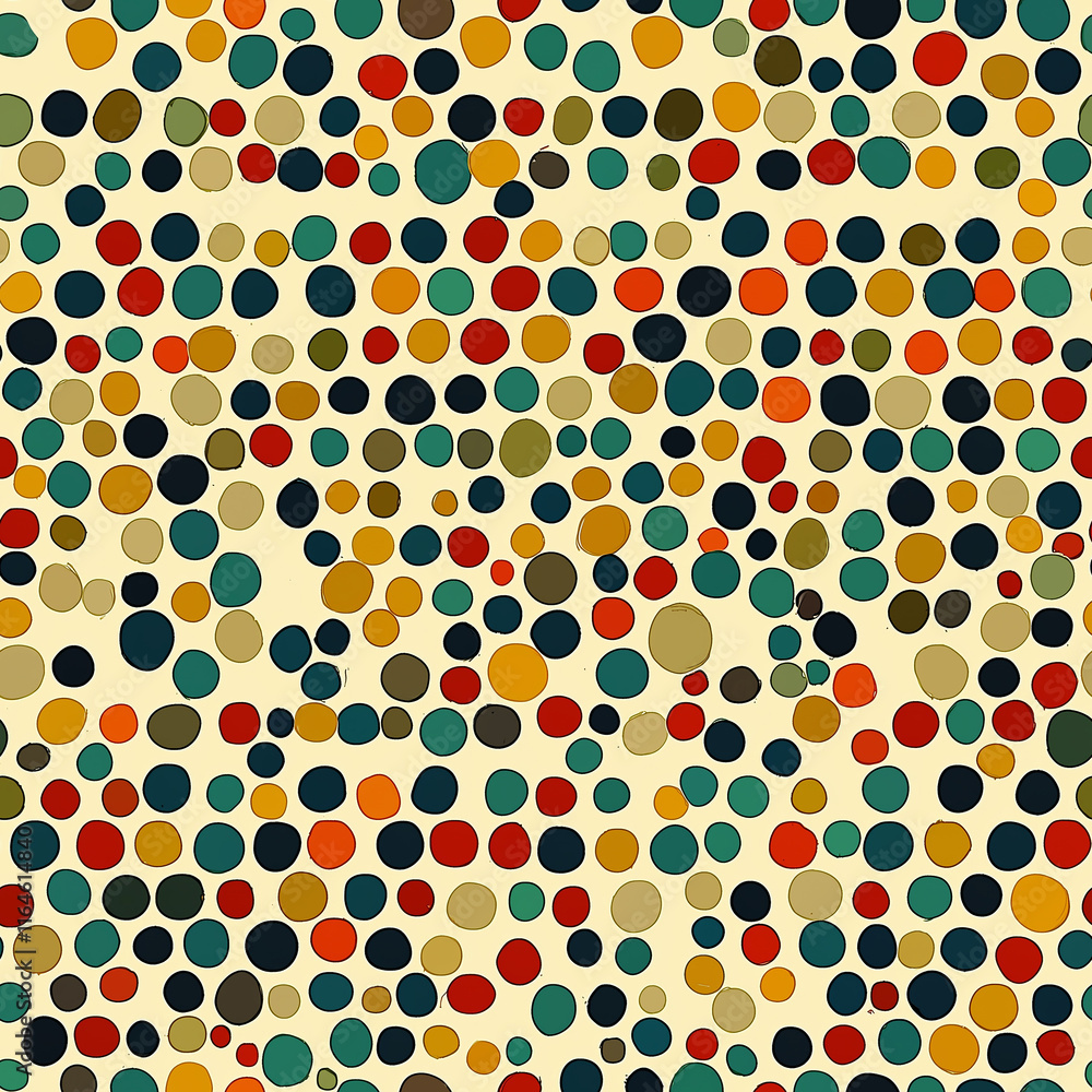Poster seamless dot pattern design digital art abstract background creative studio colorful environment mod