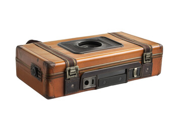 Obraz premium wooden box isolated on white