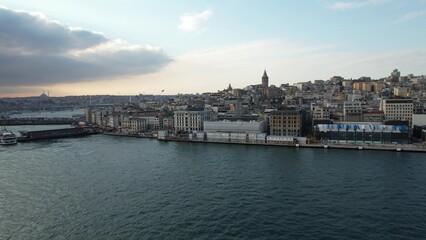 Aerial Istanbul Karakoy