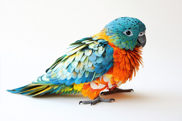 Fototapeta premium blue and yellow macaw