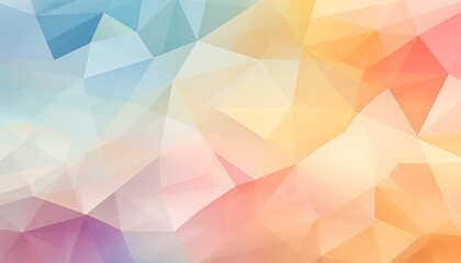 Obraz premium colorful abstract geometric background, square, triangle, pastel, pink, blue, orange, red, purple