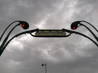 Metropolitan metro Paris