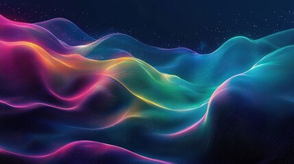 quantum wave particles wallpaper