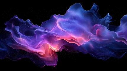 ultraviolet wave particles wallpaper