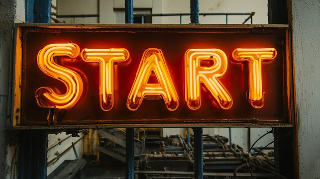 Neon Sign: The Start of Something New