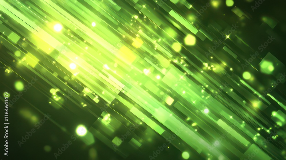 Aufkleber green futuristic background created with generative ai