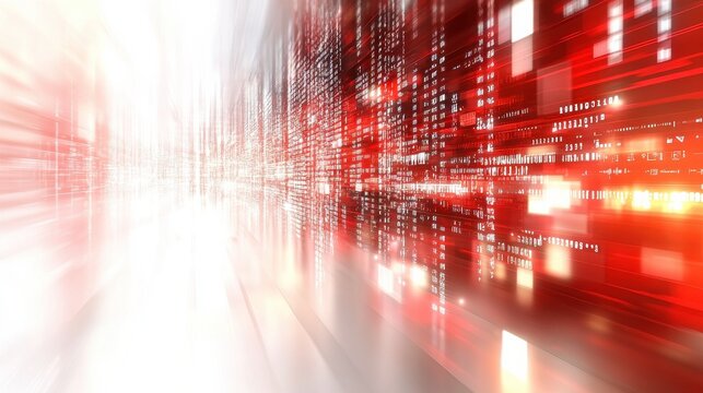 Abstract Digital Interface with Soft Light Background
