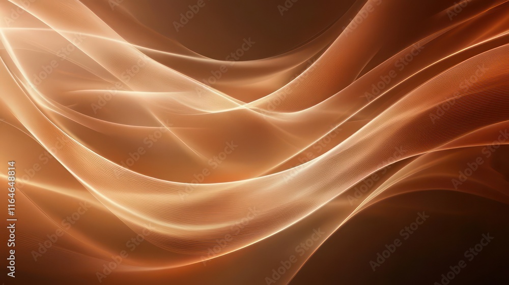 Aufkleber brown futuristic background created with generative ai