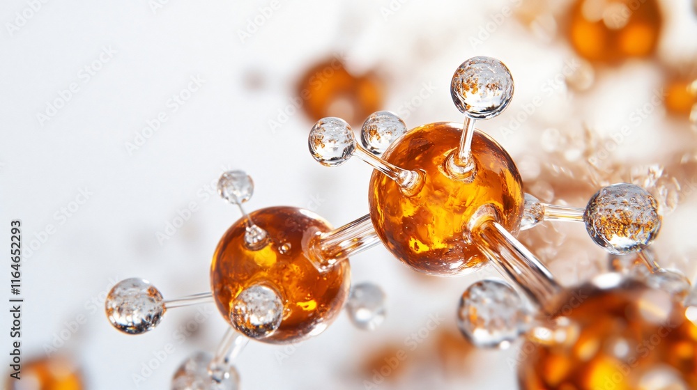 Aufkleber molecular structure: exploring the building blocks of matter