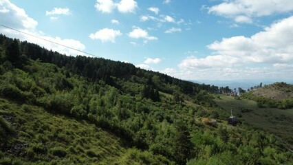 Naklejka premium Trebevic mountain transportation