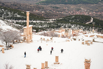 .To visit the sprawling ruins of Sagalassos, high amid the jagged peaks of Ak Dag, is to approach...