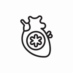 Cloud healthcare data storage access icon vector sign
