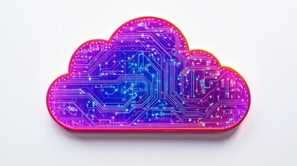 Vibrant Cloud Computing Technology Overlay Design