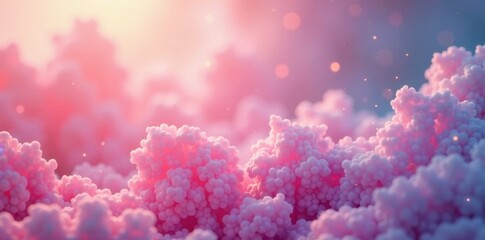 Fototapeta premium Swirling pastel shades melt into a blurry, romantic haze , swirl, light