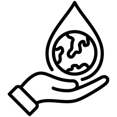 Save Water Icon