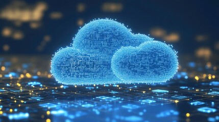 Digital Cloud Technology Visualization with Ambient Light