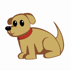 Obraz premium Cute happy dog