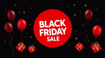 a digital advertisement for a Black Friday sale.