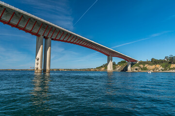 Bridge of the Saints (Puente de los Santos) which connects Asturias with Galicia in northern Spain