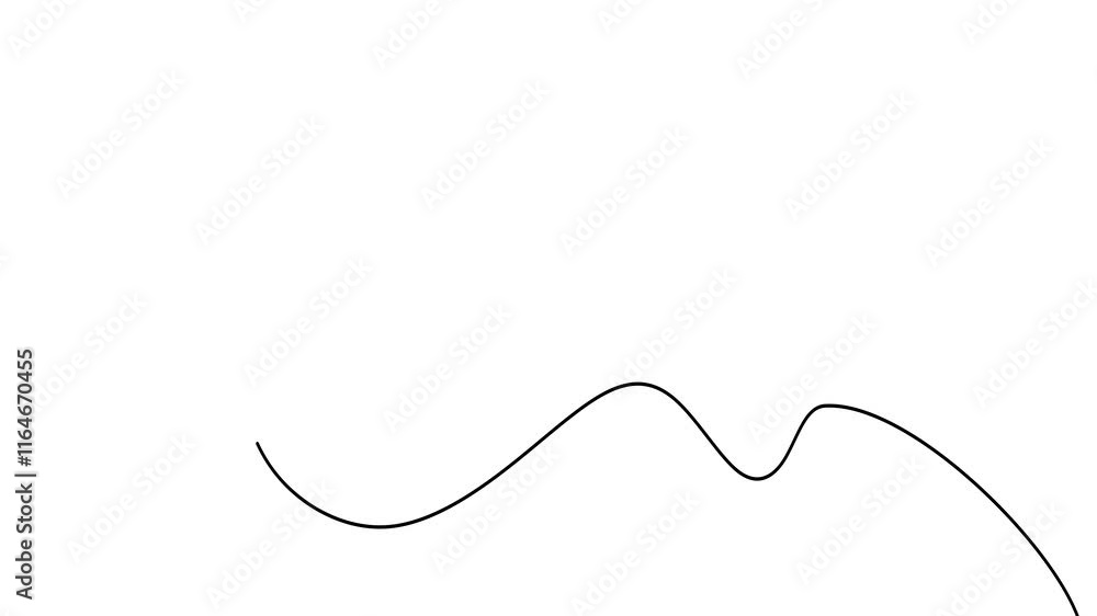 Poster telephone continuous line drawing animation, animated stroke linear hand drawn minimalist concept. s