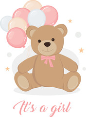 It's a girl teddy bear