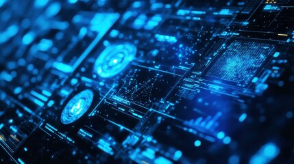 Remote Server Access Monitoring Interface in Soft Light