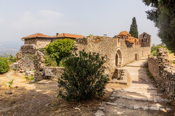 Fototapeta premium Metropolitan Church of Saint Demetrius in Mystras on Peloponnese peninsula, Greece