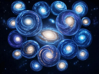 Multi Swirl of Galaxies 