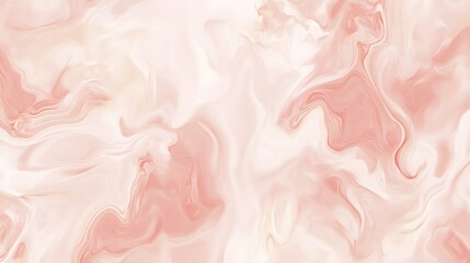 Abstract Swirling Pink and White Marble Design