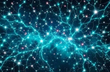 Cosmic Nebula: Star-Studded Galaxy in Mesmerizing Blues & Purples