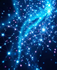 Cosmic Bioluminescence: Starry Night Nodes