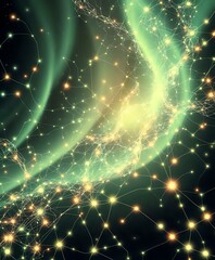 Ethereal Starlit Cosmos - Abstract Constellation Night Sky