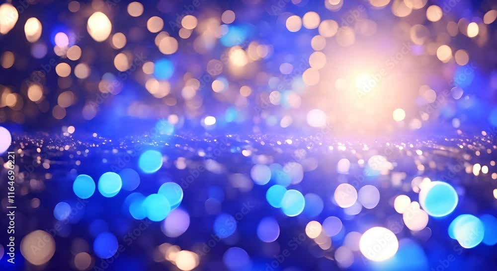 Aufkleber abstract background with pink bokeh lights creating a shimmering and festive effect perfect for cele