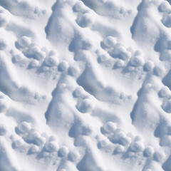 Fototapeta premium Seamless Abstract Snow Texture Pattern
