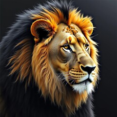 Fototapeta premium portrait of a lion