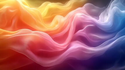 Obraz premium Flowing texture abstract colorful fabric pattern high resolution hd image