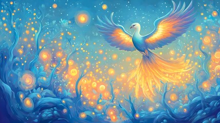 magical phoenix firebird fantasy art - fantasy art