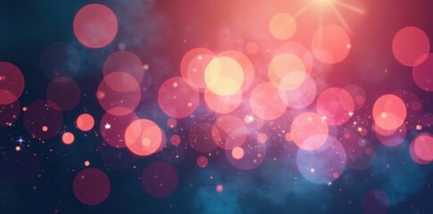 Soft, dreamy bokeh circles, glowing light texture, pink, overlay, graphic