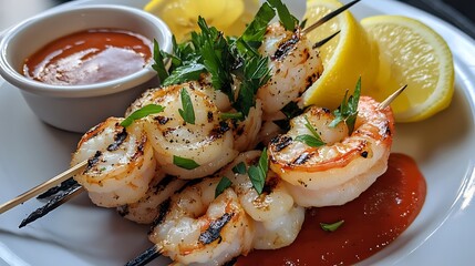 Grilled chicken with vegetables and potatoes on a plate